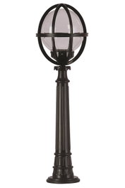 Opviq Lámpara de Pie Exterior Negra BSU-68080-BSY-M4-B